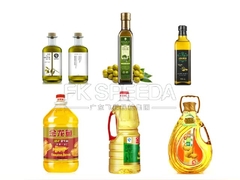 500ml-1000ml Automatic Vegetable Cooking Oil Filling Machine for Flexible Oil Packaging