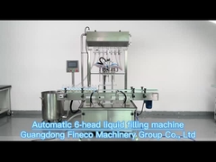 6 Heads Linear Plastic Glass Bottle Carbonated Drink Liquid Filling Machine Line 50 Hz