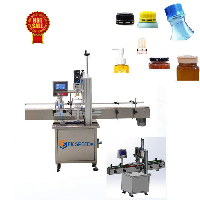 50L Desktop Automatic Screw Capping Machine for Glass Plastic Bottle ...