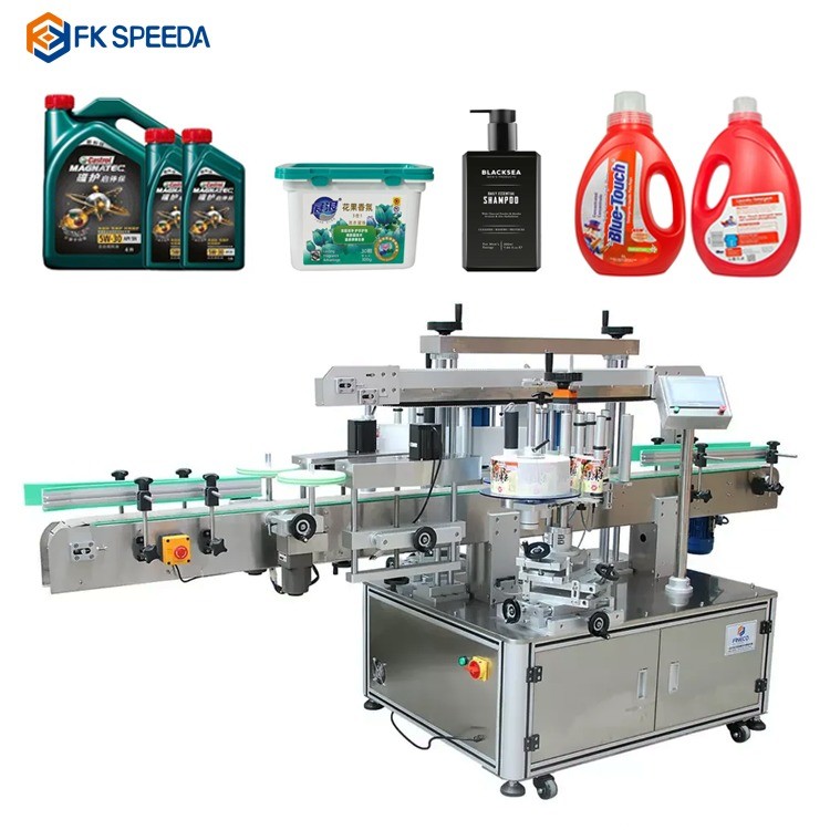 FK911 Automatic Labeling Machine for Square and Flat Wine Bottles ...