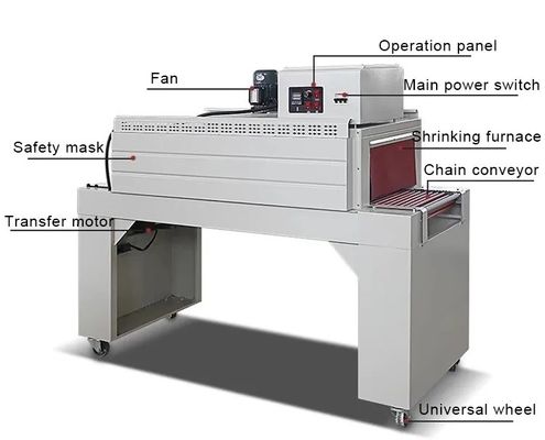 Fully Automatic L Type Sealer And Shrink Tunnel Shrink Wrapping Machine ...